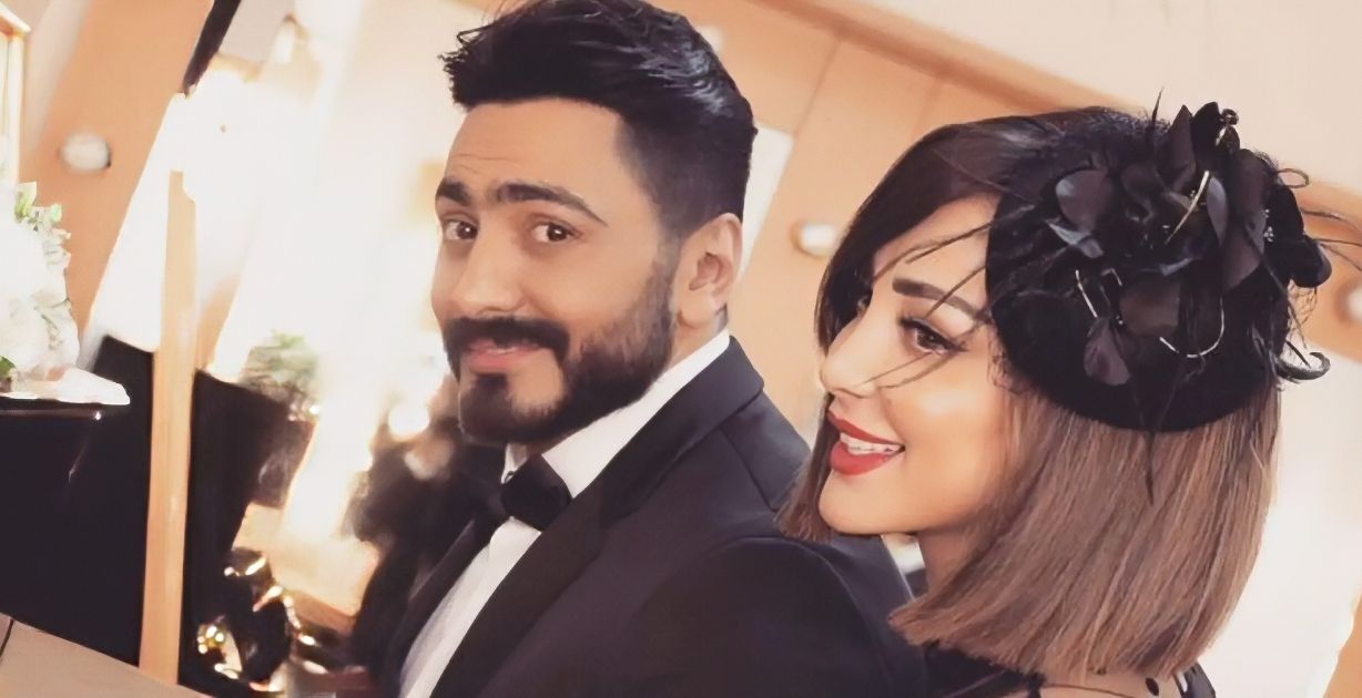تامر حسني يدعم طليقته بسمة بوسيل وهكذا ردت عليه